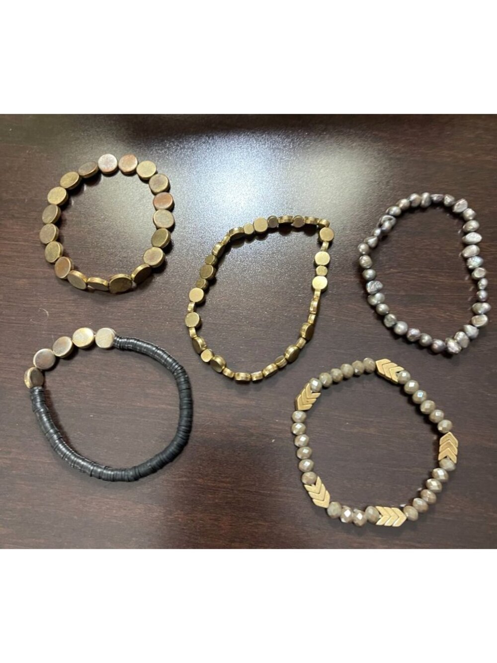 Boho Beaded Multi-Strand Bracelet Stack Set - Picture 2 of 3